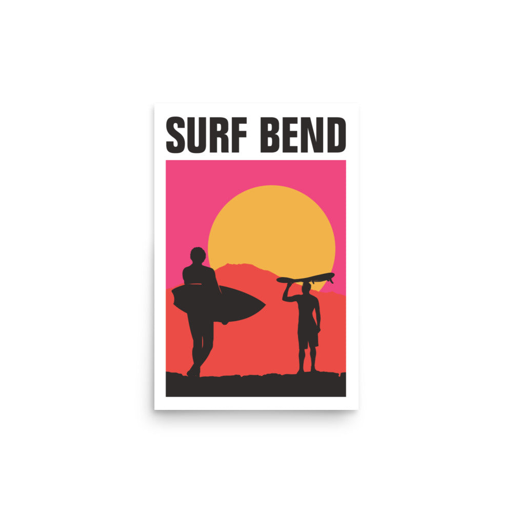 Surf Bend Poster